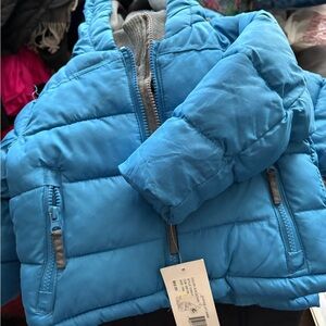 Rothschild Blue Kids Puffer Jacket